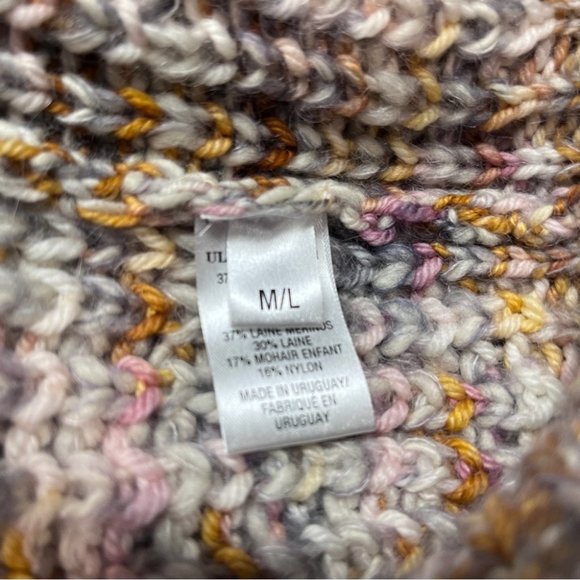 Ulla Johnson Rosina Puff Sleeve Pullover Sweater in Fawn size M/L - Picture 6 of 7